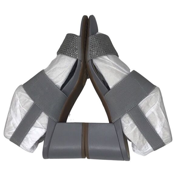 Abeo NWOT Kirby Gray Sandals 8 N - Picture 9 of 11